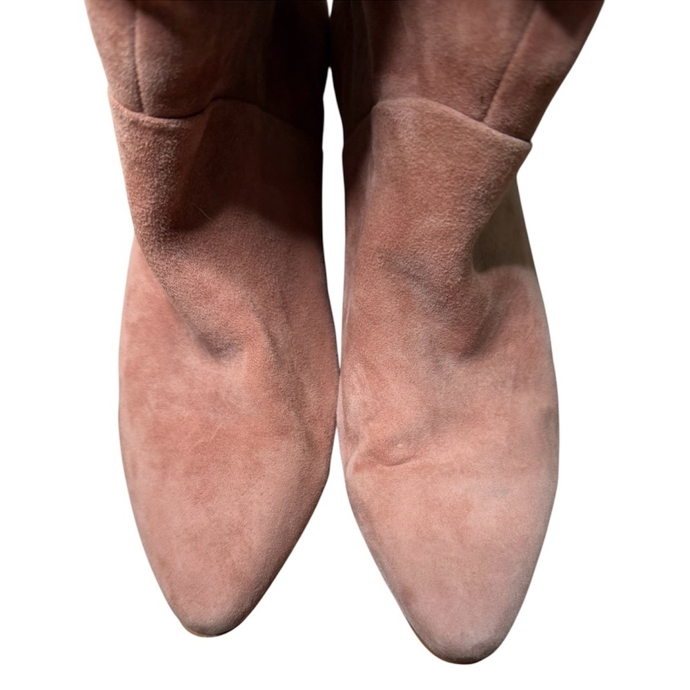 Silent D Tinglet Kitten Heel Boots Light Pink Suede Women’s Size 37 / US 6.5 - Picture 4 of 11